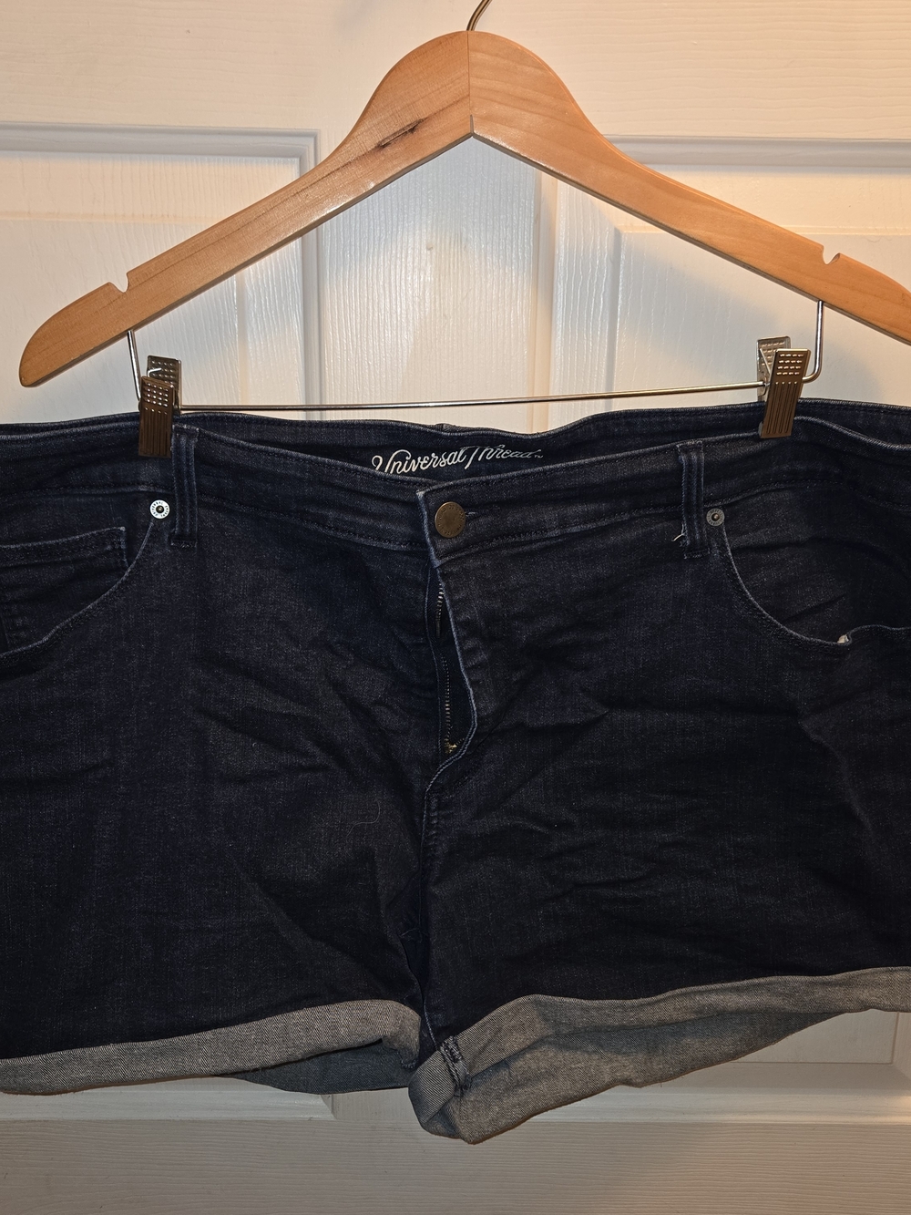 Universal Thread Indigo Rolled Cuff Denim Shorts